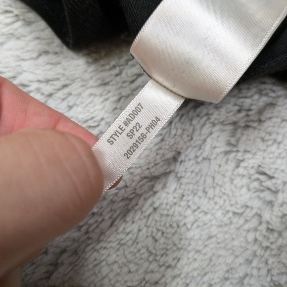 Madewell Bodysuit Women's XS Black Tank Thong Soft Stretchy Fitted Adjustable - Picture 6 of 8